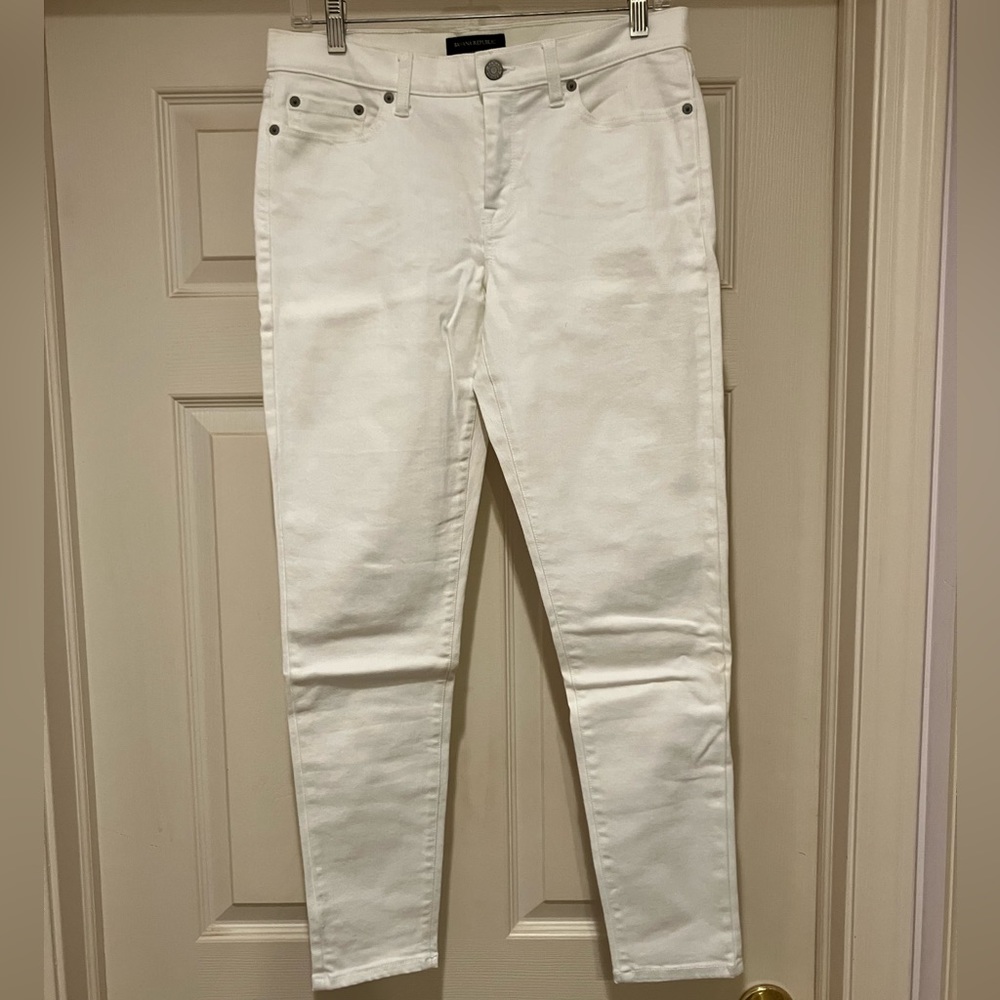 Banana Republic Skinny Fit Jeans - Size 29/8R - White